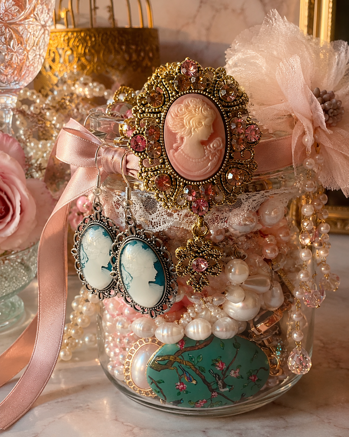Mystery Jar | Vintage Coquette Romantica