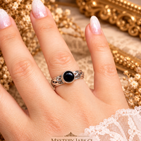Anillo onix negro Plata 925