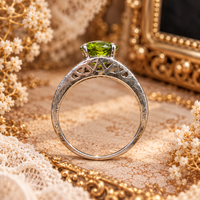 Anillo Peridoto Plata 925